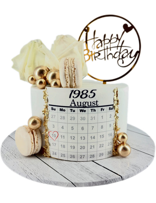 Calendar Cake