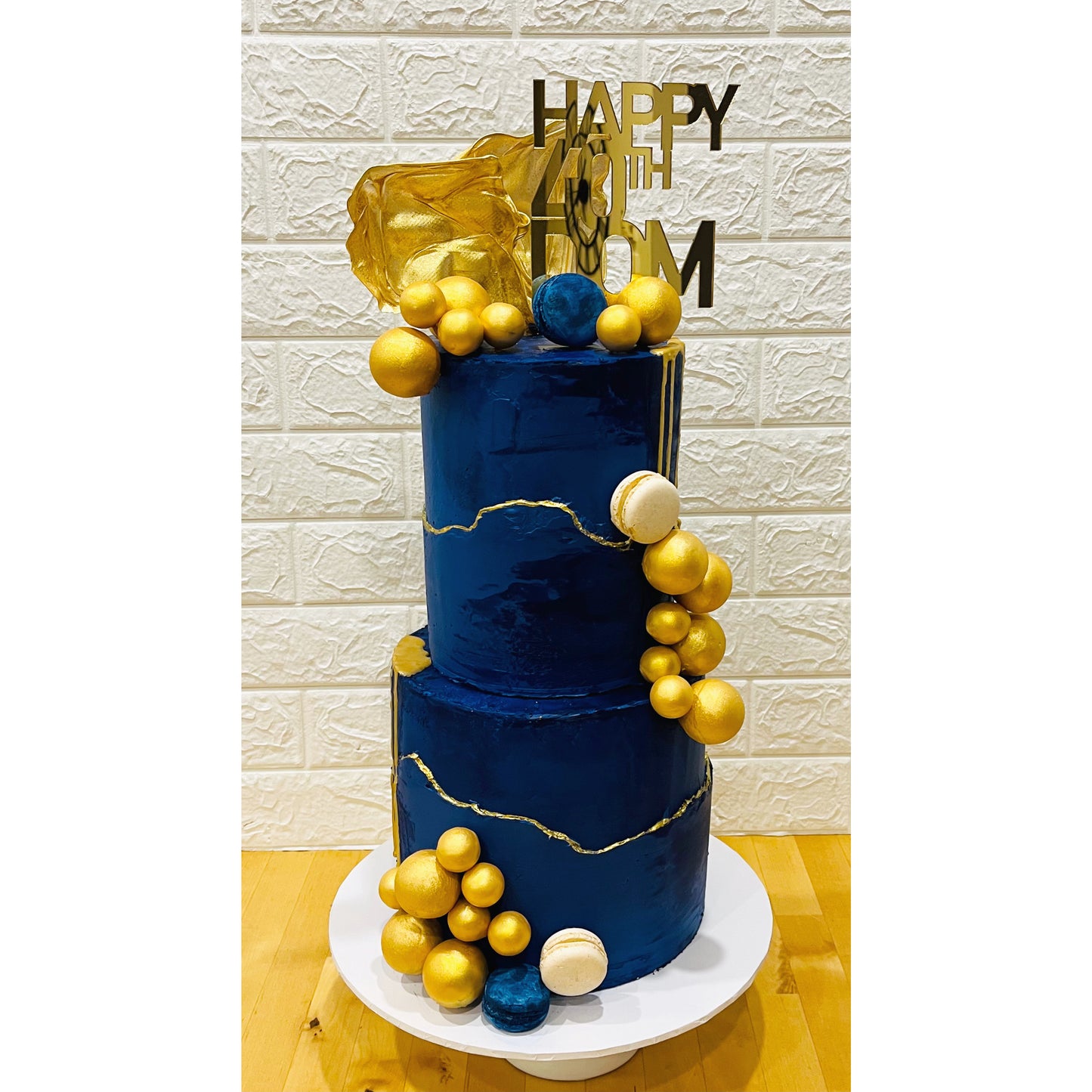 Navy and Gold 40th