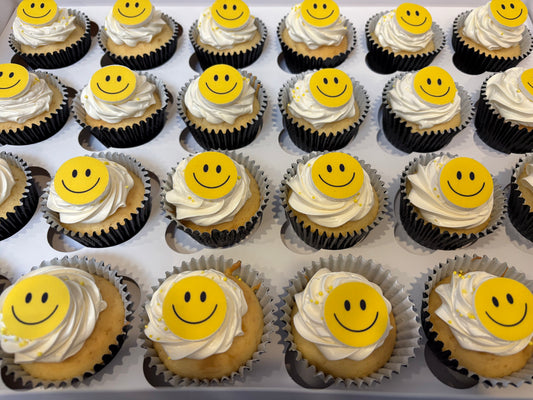 Smiley Face - R U OK? Cupcakes